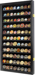 DisplayGifts Military Challenge Coin Display Case for Collectors