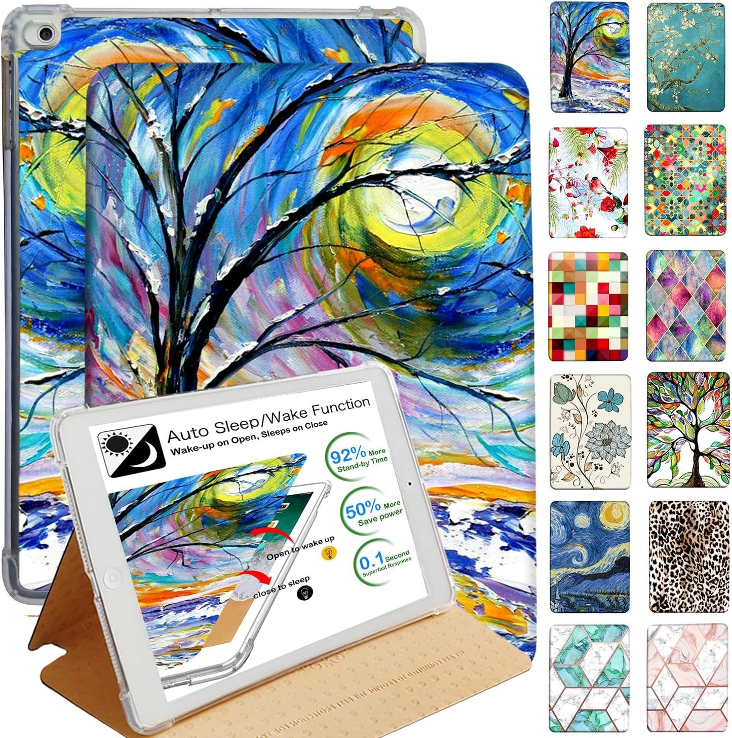 DuraSafe iPad Mini 7.9 Inch Case - Stylish Folio Protection