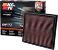 K&N High-Flow Lifetime Engine Air Filter - Boost Power & Economy
