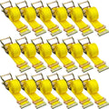 VEVOR E Track Ratchet Straps 2in x 15ft (18-Pack) - Heavy Duty