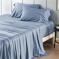 Bedsure California King Cooling Bamboo Sheet Set - Silky Soft Sleep