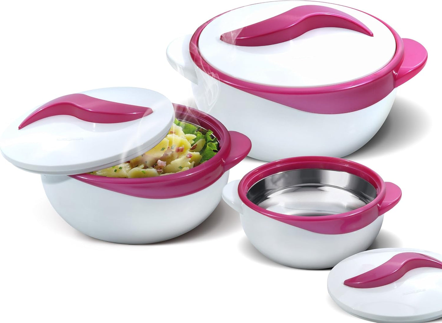 Pinnacle Insulated Serving Bowl Set for Salads and Soups