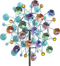 FaloStwer 78.7 in Tall Metal Wind Spinner for Outdoor - Large Kinetic