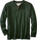 Men's Henley Double Layer Thermal Long Sleeve - Heavyweight Fit