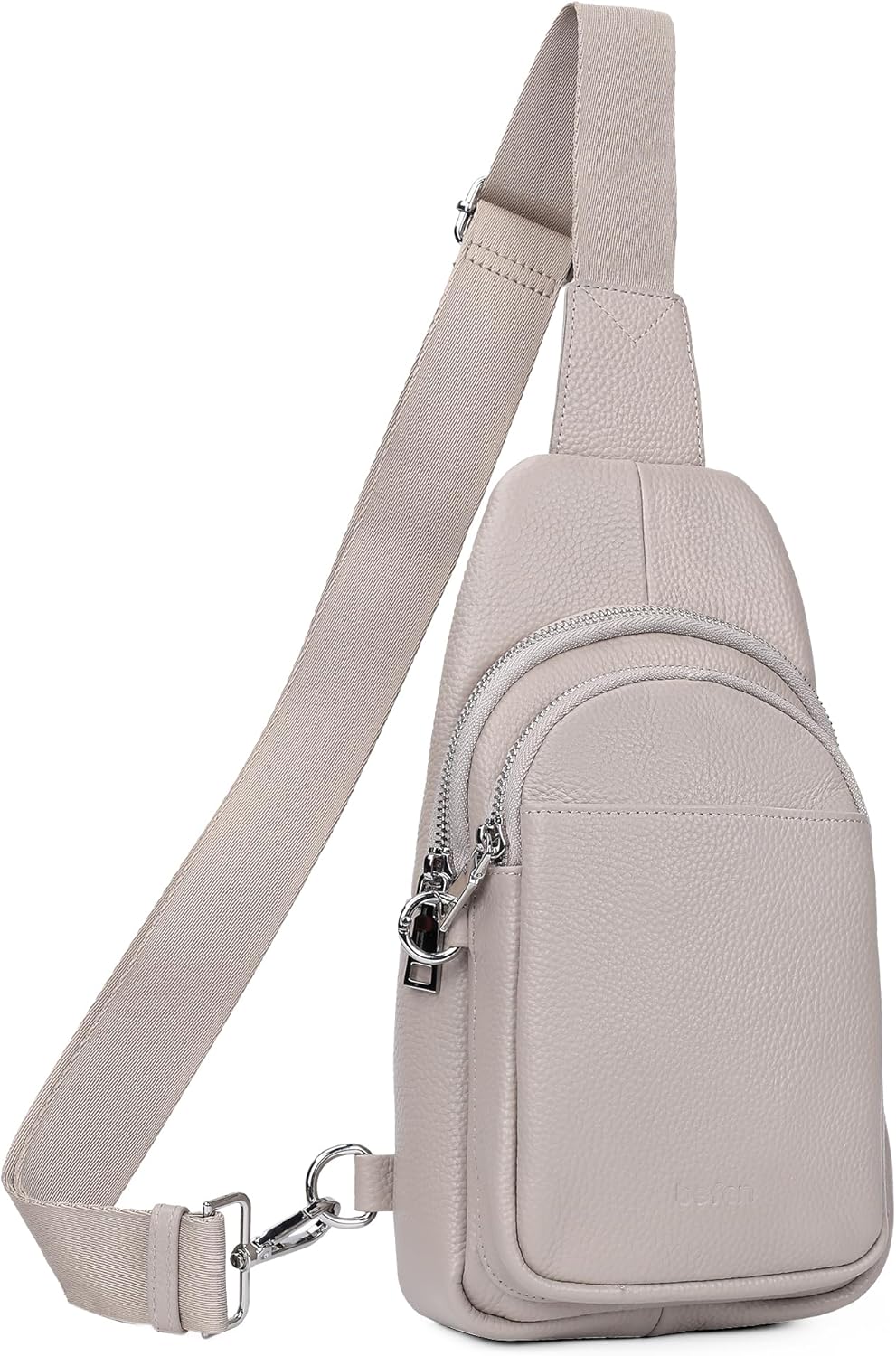 Befen Genuine Leather Small Sling Bag: Anti-Theft Crossbody Bag