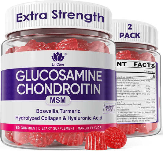 Glucosamine Chondroitin Gummies for Joint Health Support