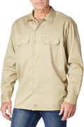 Men's Flex Relaxed Fit Long Sleeve Work Shirt - Lightweight Comfort
