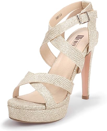 IDIFU Women's Dress Platform High Heels Strappy Sandals Review