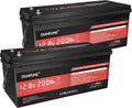 2 Pack 12V 200Ah LiFePO4 Battery for RV and Solar Energy Storage