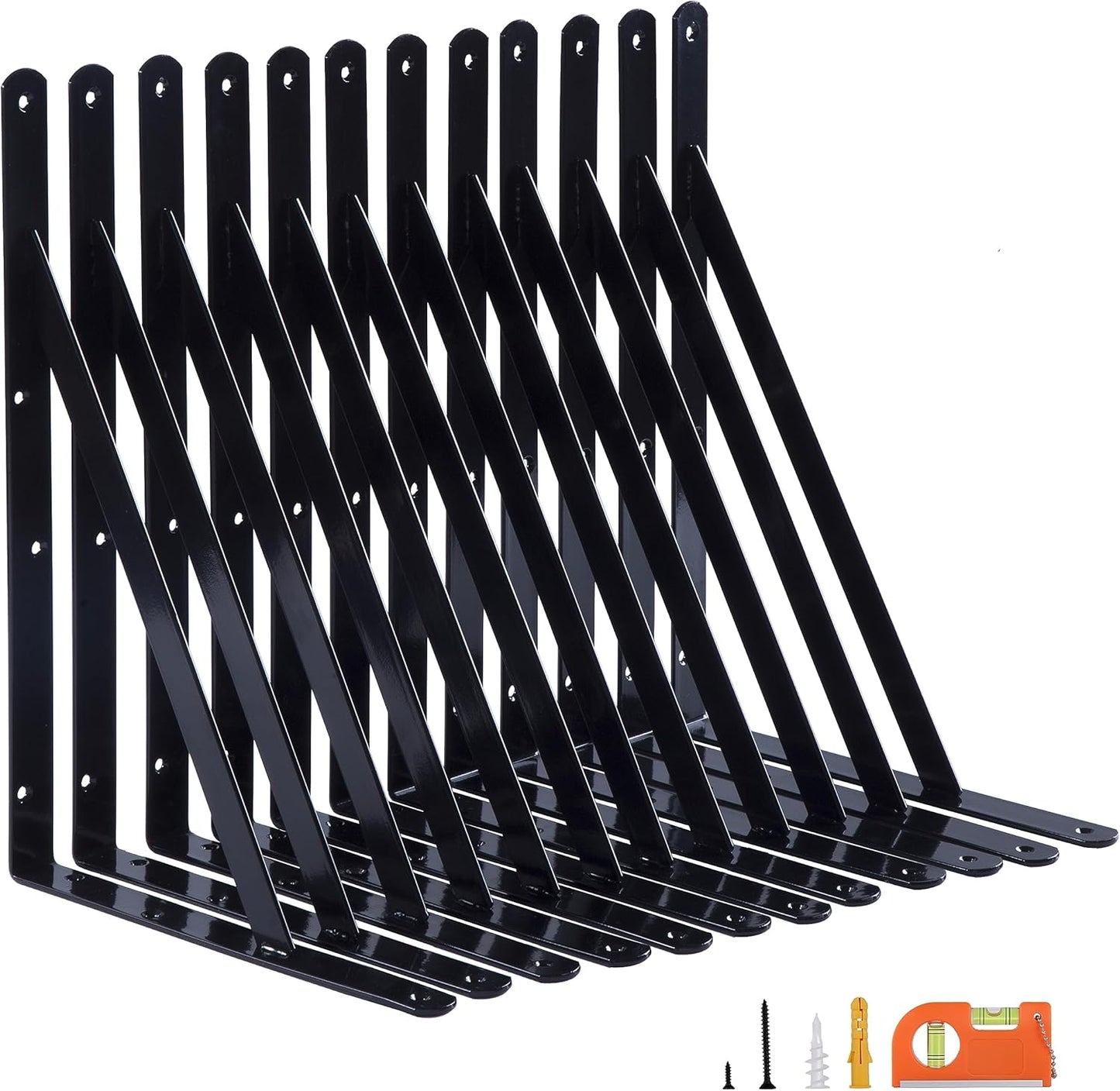 16 Inch Heavy Duty Shelf Brackets for Garage Storage Solutions