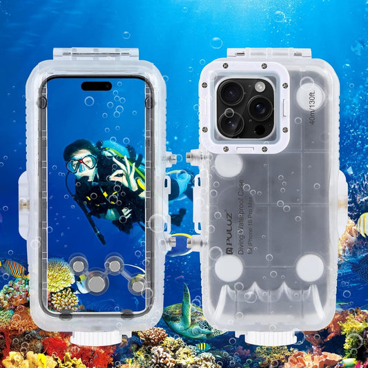 PULUZ Diving Waterproof Phone Case for iPhone 16 Pro Max