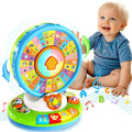 Toys for 1 2 3 Years Old Boys Girls - Musical Spin & Sing Alphabet Zoo