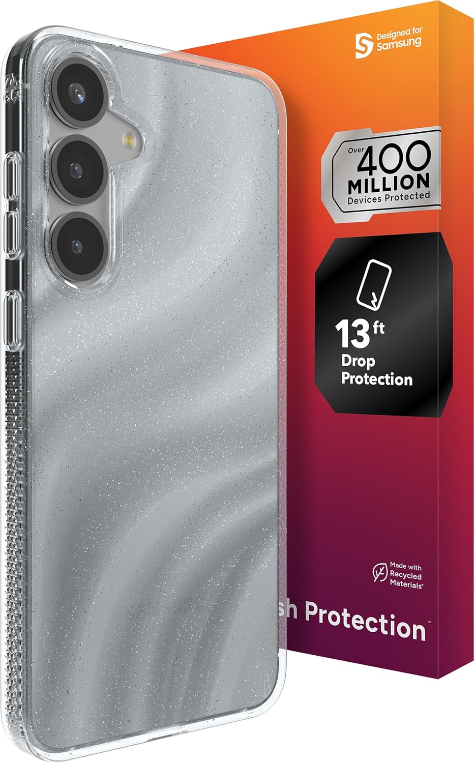 ZAGG Milan Samsung Galaxy S25+ Case with 13ft Drop Protection