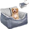 BurgeonNest Dog Car Seat for Small Dogs - Travel Comfort