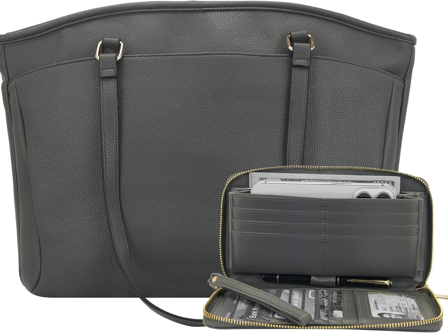 YZAOLL 15.6 Inch Laptop Tote Bag for Women - Stylish & Functional