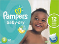 Pampers Baby-Dry Disposable Diapers Size 5 - 160 Count ECONOMY PACK