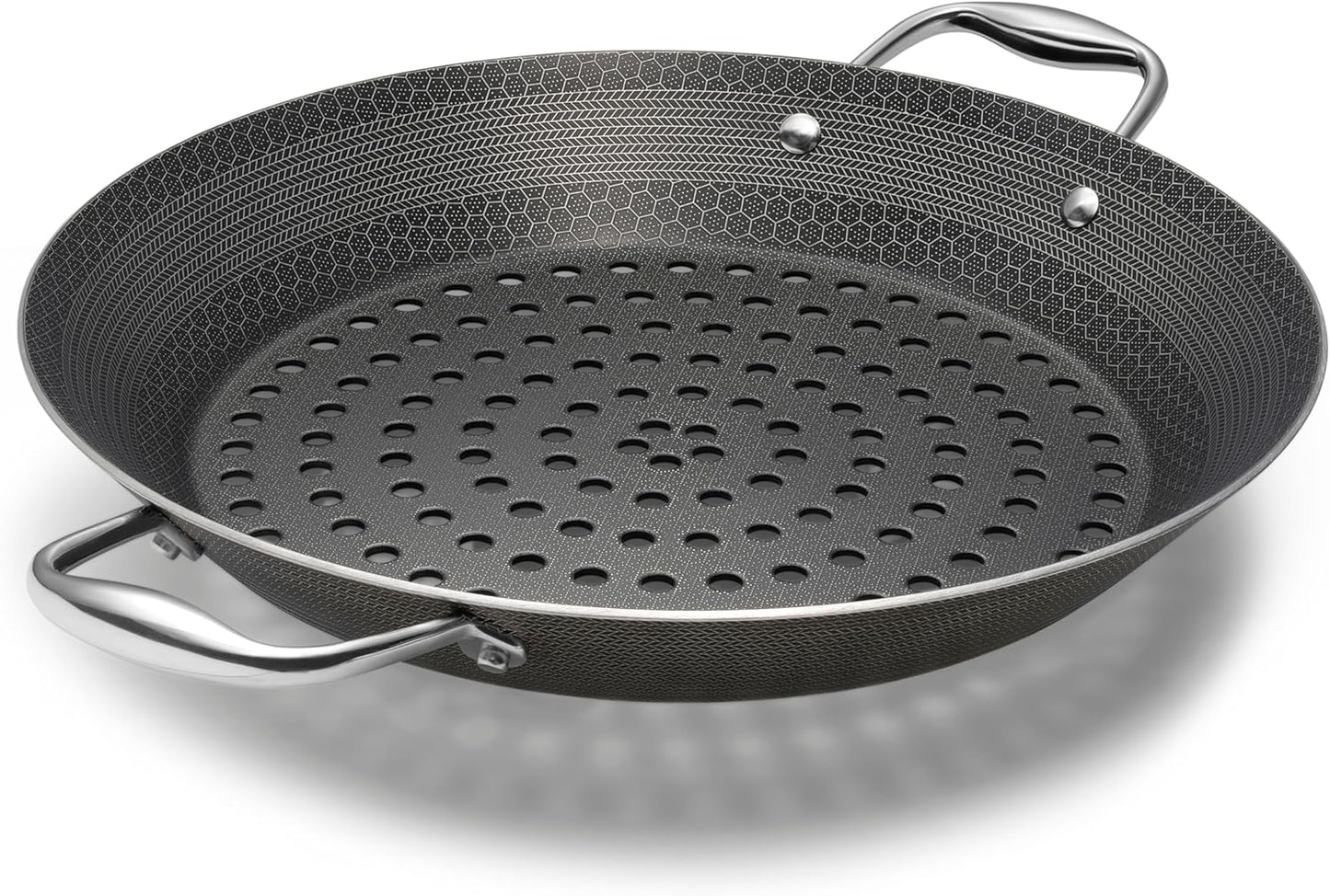 HexClad Hybrid Nonstick BBQ Grill Pan for Perfect Grilling