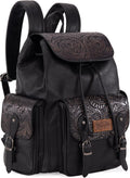 Montana West Wrangler Backpack Purse for Women Men - Floral Tooled