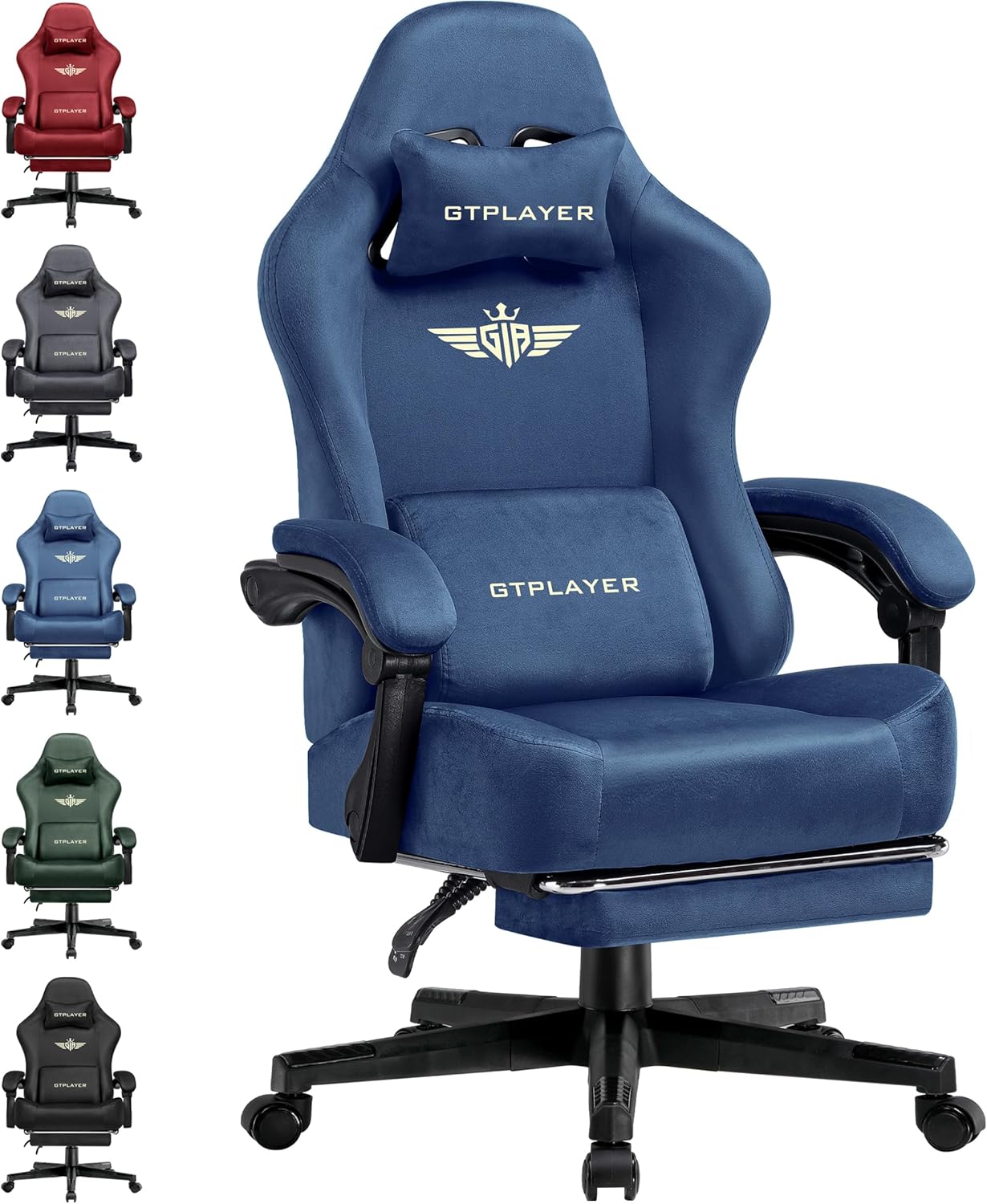 GTPLAYER Gaming Chair with Pocket Spring Cushion for Comfort