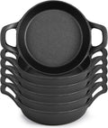 Mini Cast Iron Skillets 6.3 in Set of 6 - Versatile Small Skillets