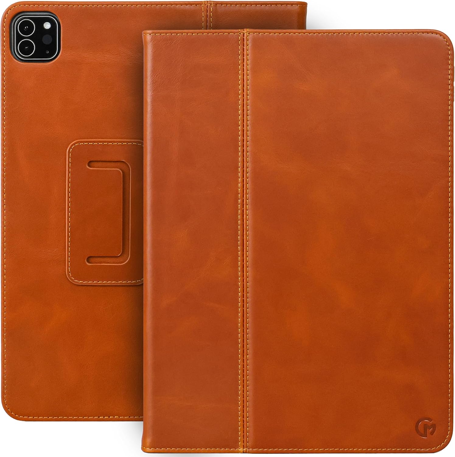 Casemade Real Leather Case for iPad Pro 11 M4 - Tan Cover