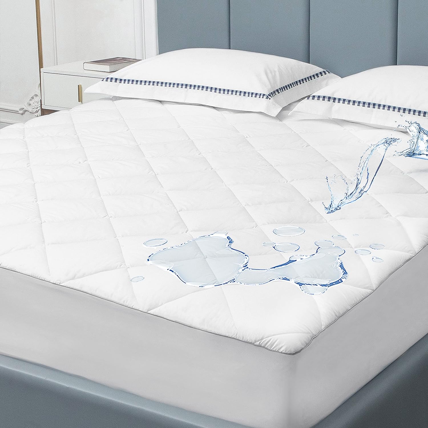 Sunflower Quilted Mattress Protector for King Size Beds