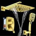 ELLO&ALLO Bathroom Shower Faucet Set Mixing Valve and Trim Kit