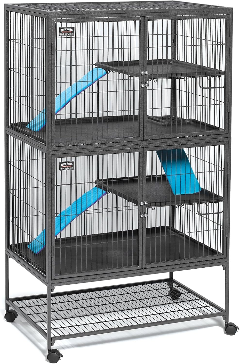 Spacious Ferret Nation Double Unit Small Animal Cage for Pets