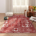 Rugcomf 5x7 Machine Washable Living Room Rug - Soft Low Pile