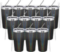 MEWAY 20oz Tumbler 12 Pack Double Wall Vacuum Insulated Travel Glitter