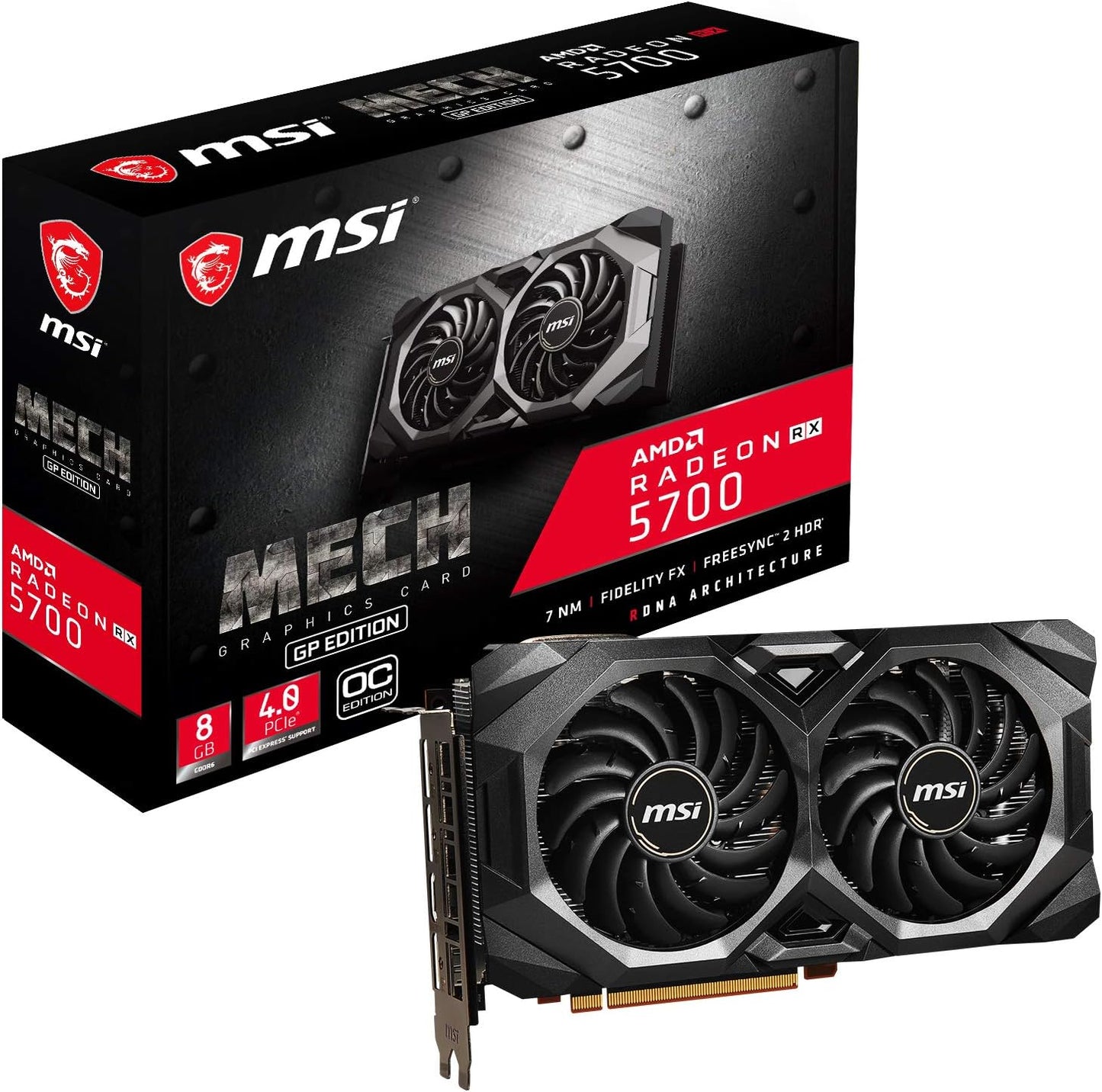 MSI Gaming Radeon RX 5700 Graphics Card with 8GB GDDR6 Memory
