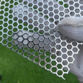 36in x 18in Perforated Stainless Steel Sheet 19 Gauge - Decorative