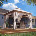 LAUSAINT HOME Outdoor Patio Gazebo 10ftx10ft for Backyard Events