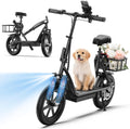 Electric Scooter 500W 22mph with Seat - Folding Commuter