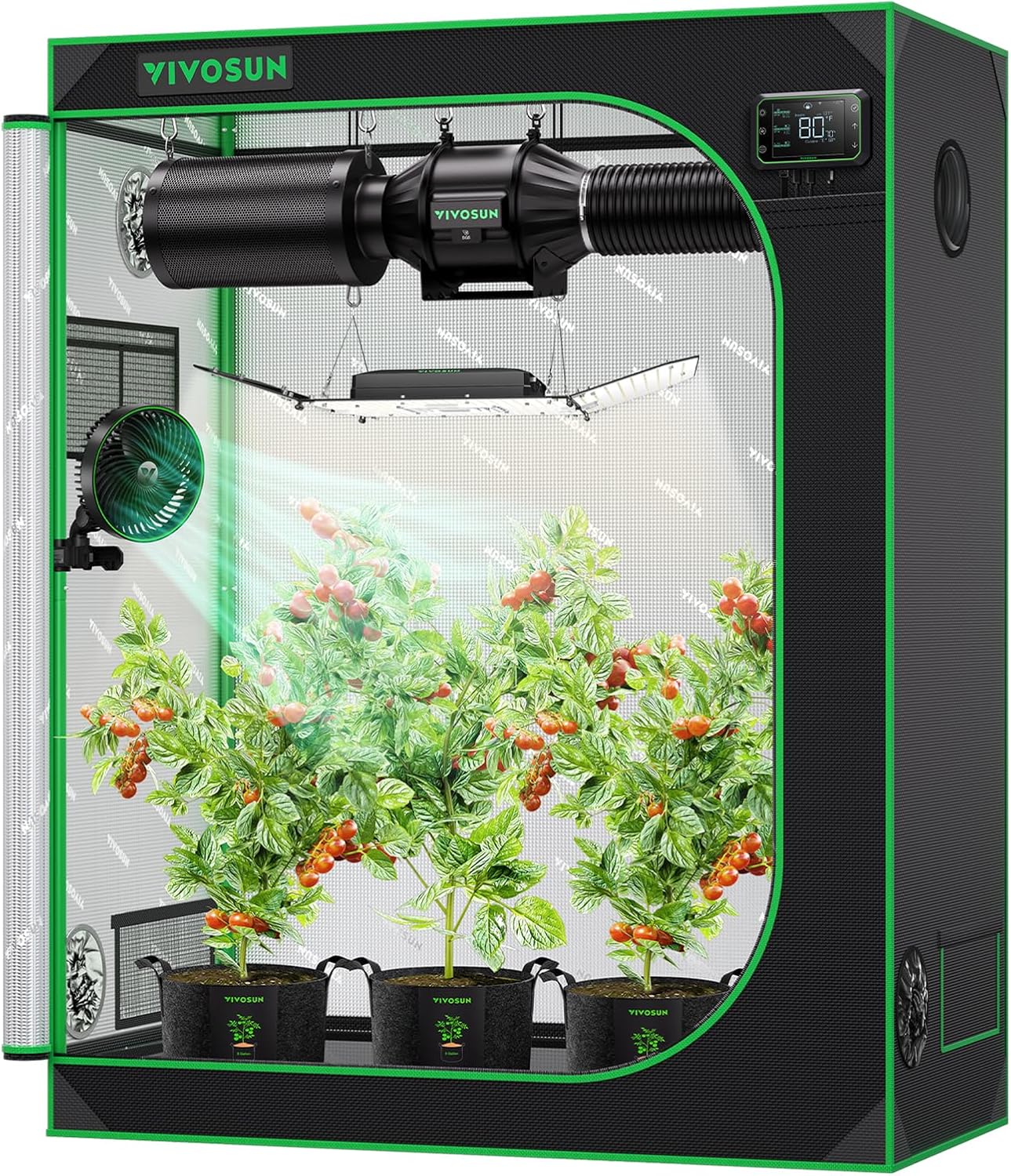 VIVOSUN S425 4x2 Grow Tent with Observation Window - Boost Your Plant Growth!