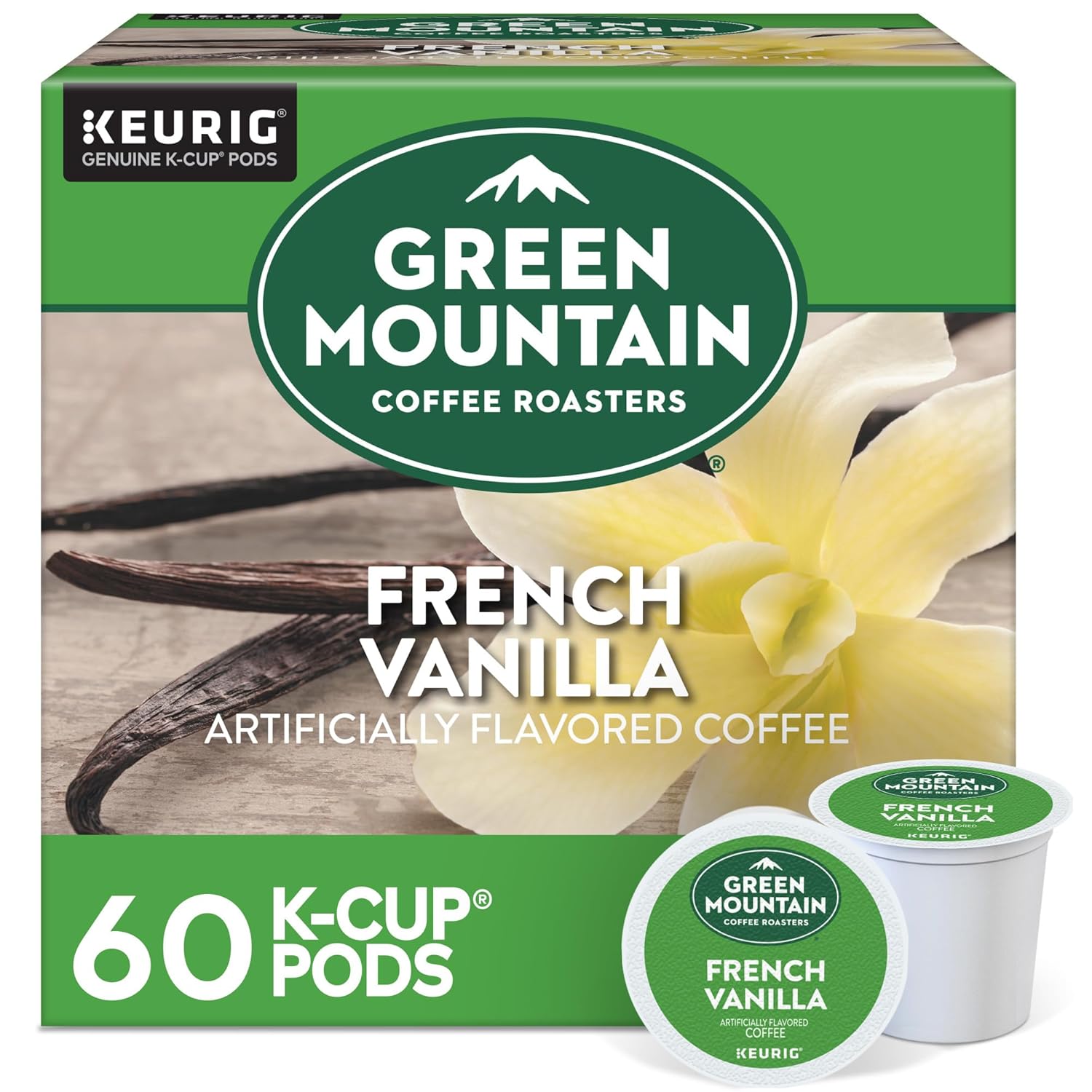 Green Mountain Coffee Roasters French Vanilla K-Cup Pods Delight