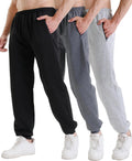 3 Pack Sweatpants for Men Athletic Gym Workout Mens Joggers