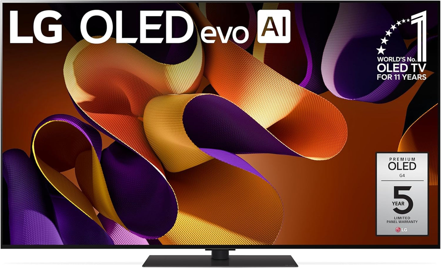 LG 65-Inch OLED evo G4 Smart TV with Alexa