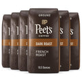 Peet's Coffee Dark Roast Ground Coffee French Roast 63 Ounces