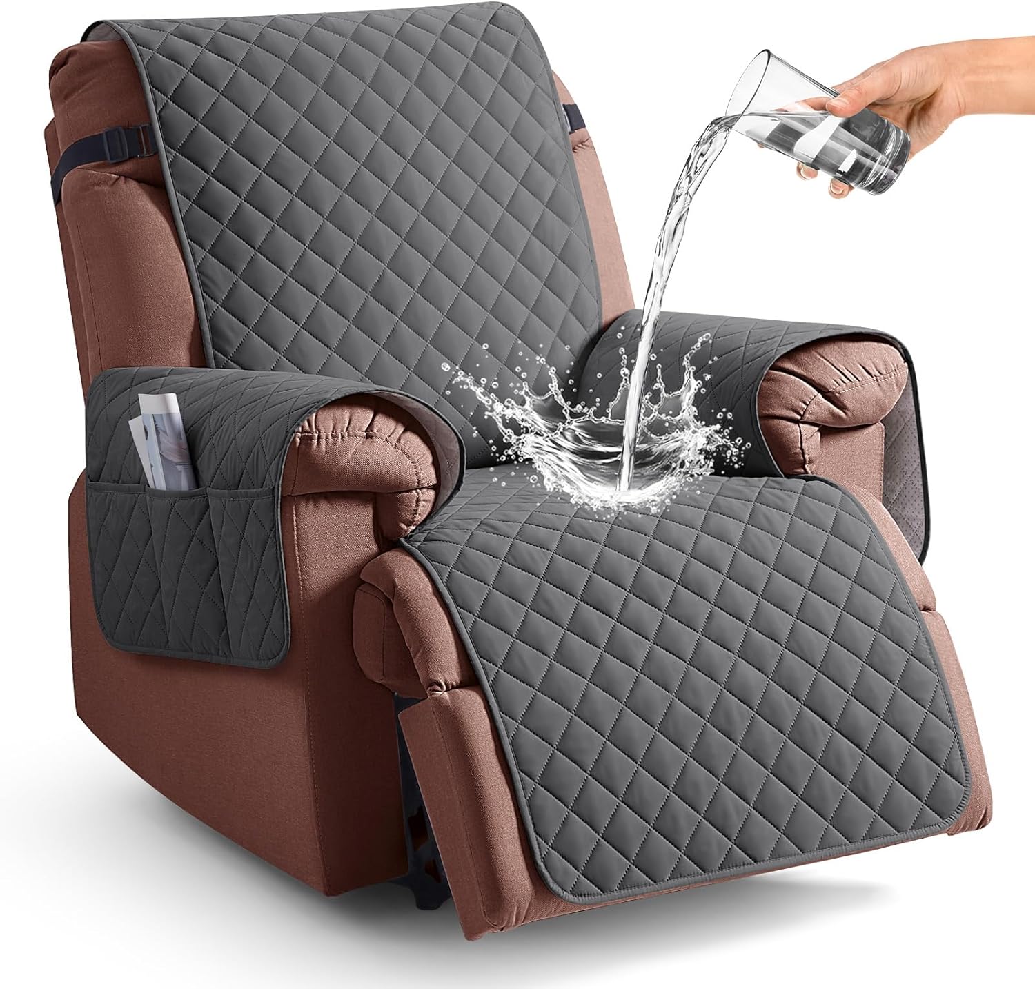 KinCam 100% Waterproof Recliner Chair Cover for Pets & Kids