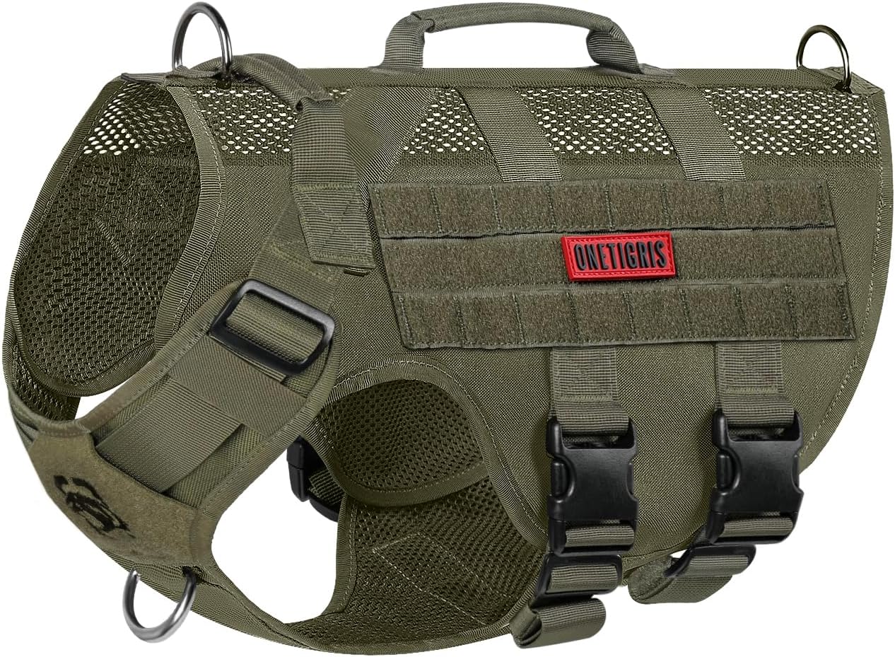 OneTigris No Pull Tactical Dog Harness for Medium Dogs Review