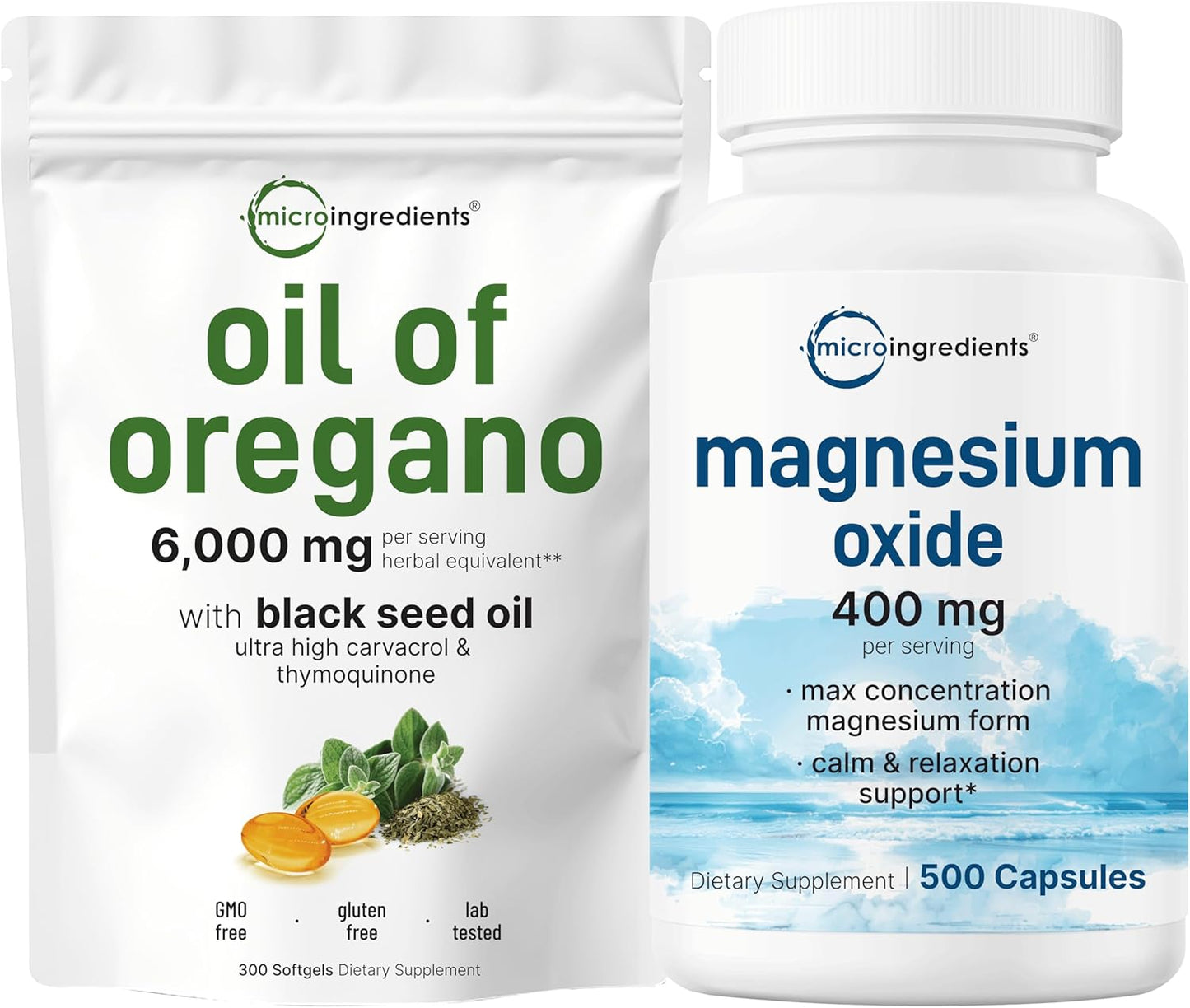 6,000mg Oregano + 400mg Magnesium | 4X Strength Bundle