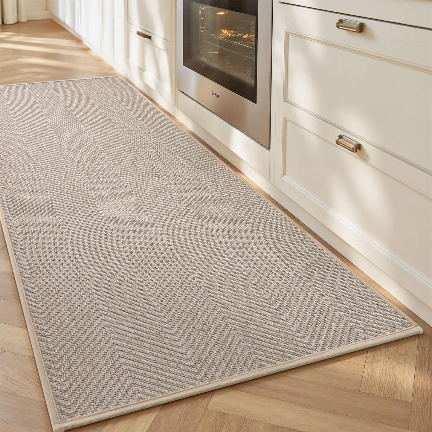 Non Slip Washable Kitchen Mats for Floor, Absorbent and Easy Clean
