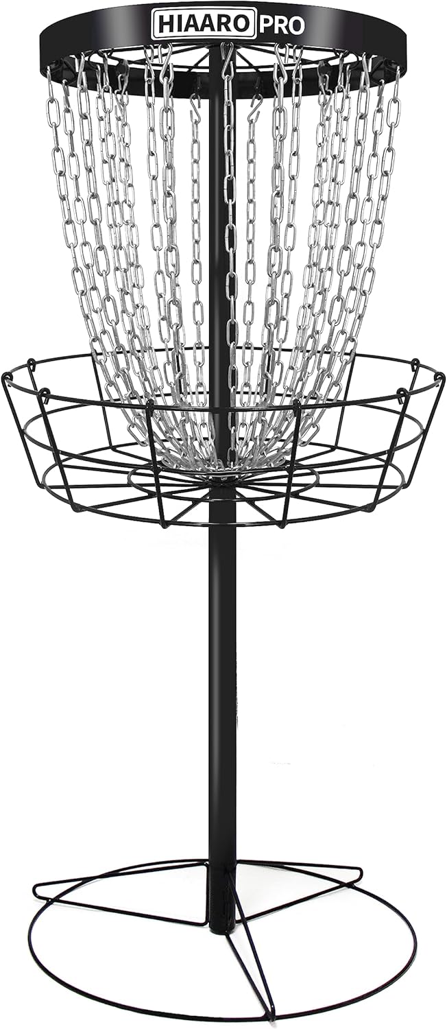 HIAARO PRO Portable Disc Golf Basket - PDGA Approved