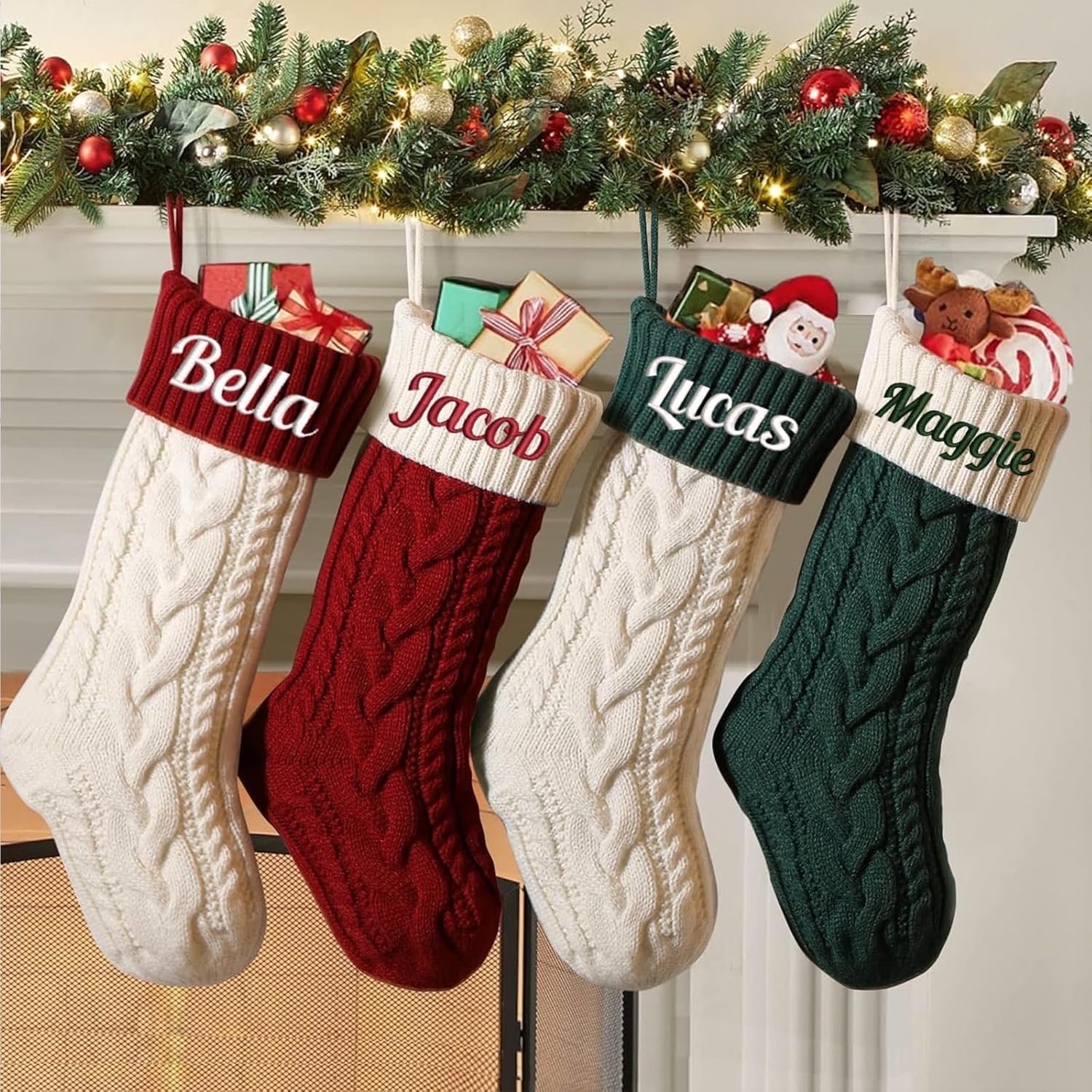 Personalized Custom Christmas Stockings for Family Decor