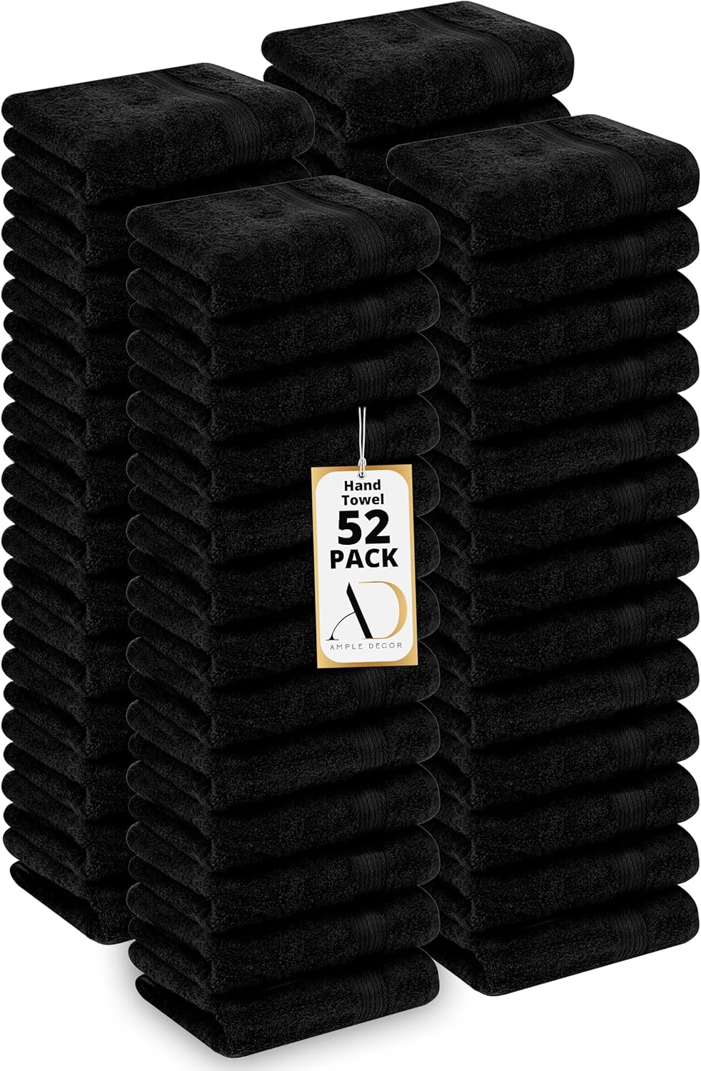 Ample Decor Hand Towels 18 X 28 Inch Pack of 52 for Daily Use