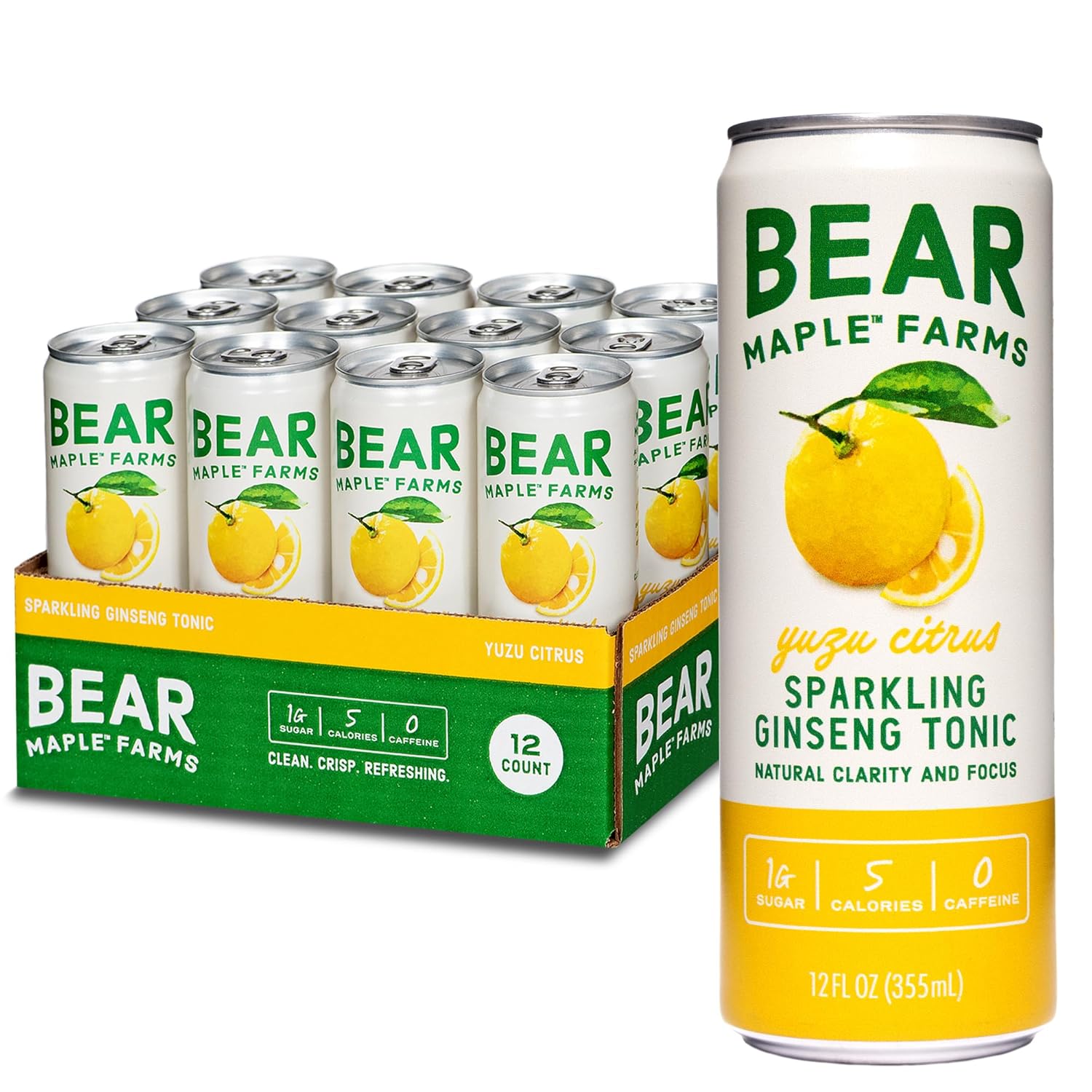 Bear Maple Farms Clean Soda for Natural Focus & Clarity