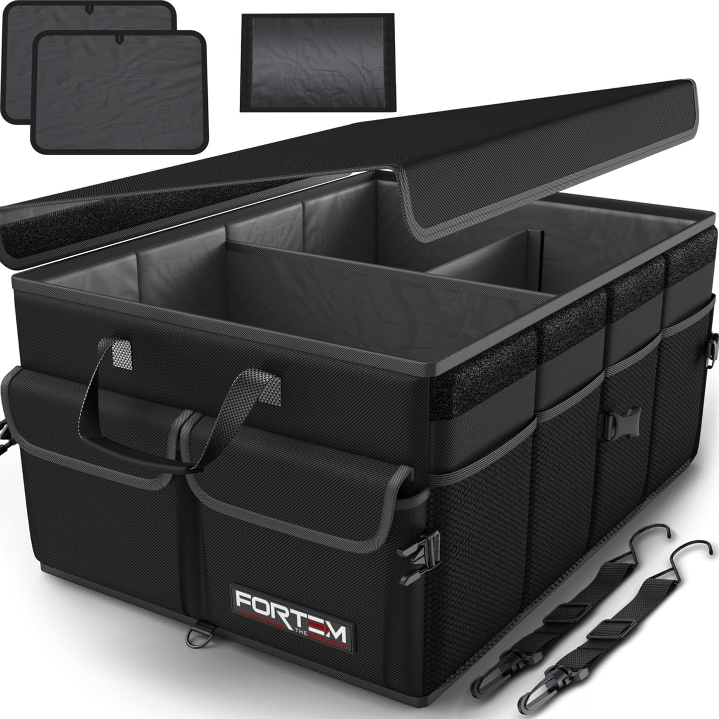 FORTEM Car Trunk Organizer - Collapsible SUV Storage Solution