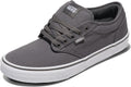 Vans Men's Atwood Sneaker Black Canvas - Comfortable Low-Top
