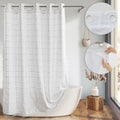 River Dream Farmhouse Shower Curtain with Snap-in Liner - Boho